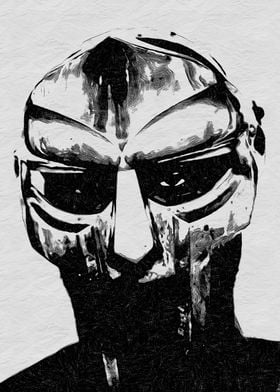 MF Doom drawing