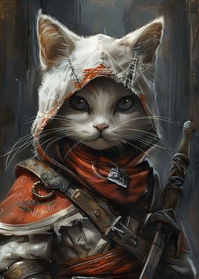 Cute Warrior Cat