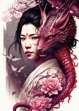 Geisha dragon