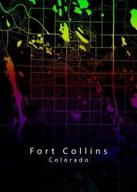 Fort Collins Colorado Map