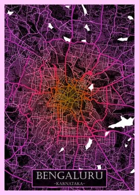 Bengaluru Karnataka Map