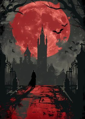 Vampire Gothic City Spooky