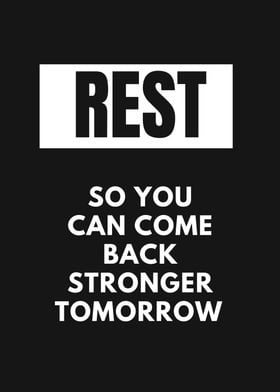 REST GYM MOTIVATION