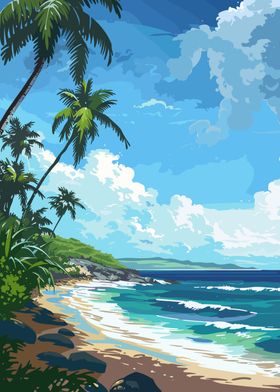 Beach Coast Landscape