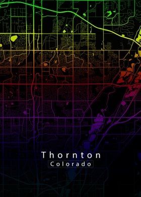 Thornton Colorado City Map