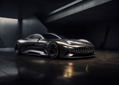 Futuristic Fast Mercedes