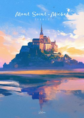 Mont SaintMichel Glow