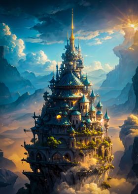 Fantasy Castle Floating