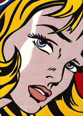 Blonde Girl Pop Art 