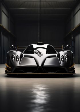 Pagani Zonda supercar art