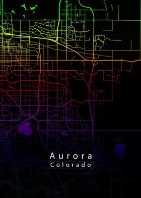 Aurora Colorado Map