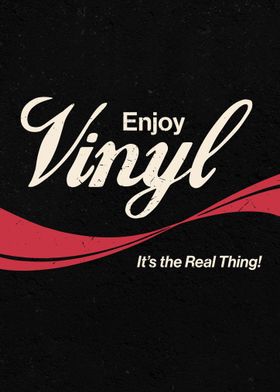 Enjoy Vinyl Retro Sign