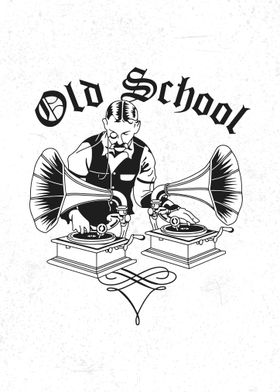 Old School Vinyl DJ 