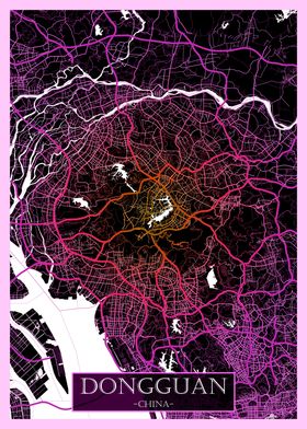 Dongguan China Road Map