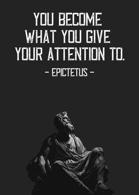 Epictetus Quote Attention