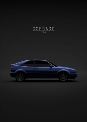 1995 VW Corrado VR6 Blue