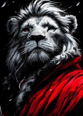 Lion Crimson Warrior