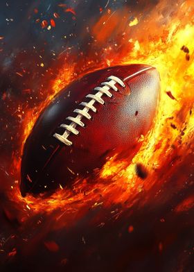 American Football Fire