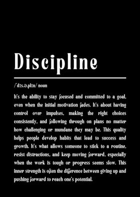 Discipline