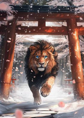 majestic lion torii