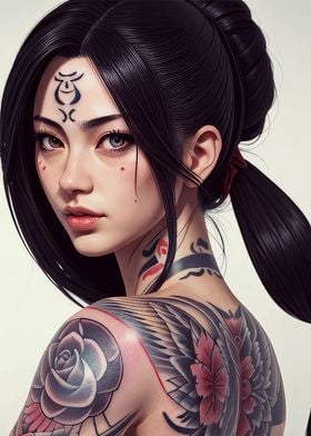 girl tattoo fantasy