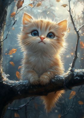 cat cute animal art