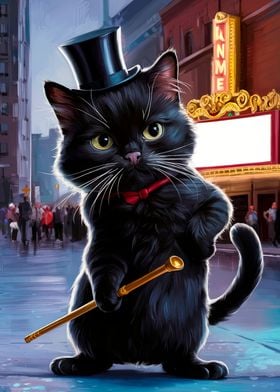 Dapper Cat on Broadway