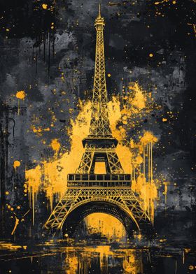 Abstract Eiffel Tower