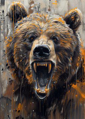 Bear Tan Wall Art