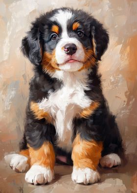 Bernese Mountain Dog puppy