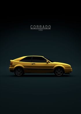 1995 Corrado VR6 Yellow 