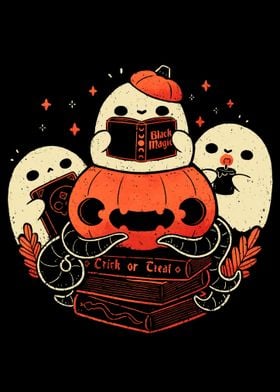 Cute Halloween Ghosts Book