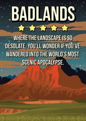 Funny Badlands Review Art