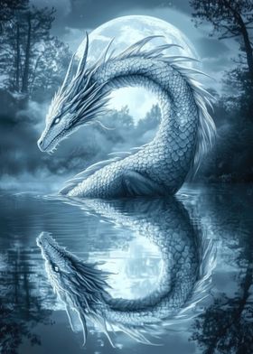 Magical Silver Dragon