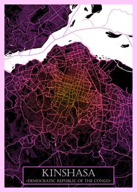 Kinshasa DR Congo Road Map