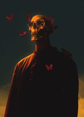 yellow skull