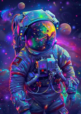 Neon Astronaut