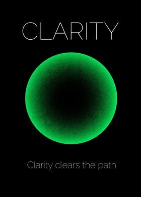 Clarity Clears Path