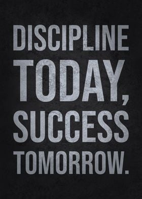 Discipline and Success