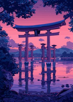 Japan Lofi Pink Retro