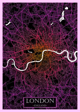 London England Road Map