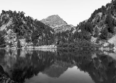 Mountains lake landscape