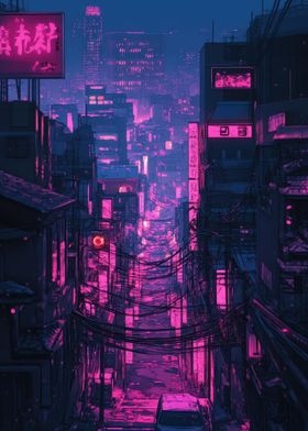 Neon Japanese Cyberpunk 2