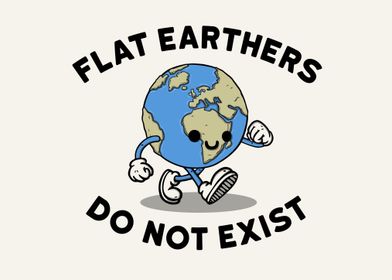 Flat earthers do not exist