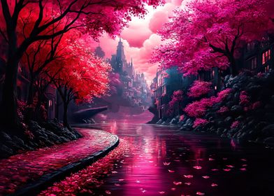 The Cherry Blossom River