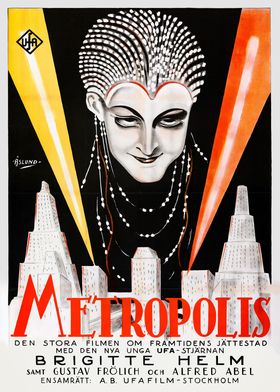 Metropolis Vintage Poster