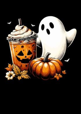 Vintage Ghost Pumpkin