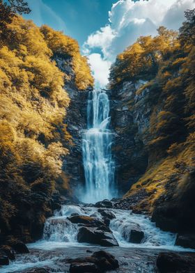 waterfall in the forest