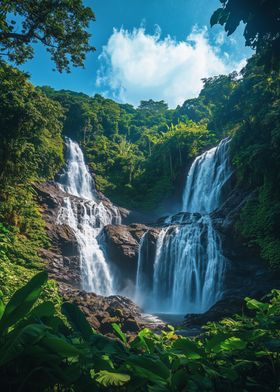 waterfall in the forest