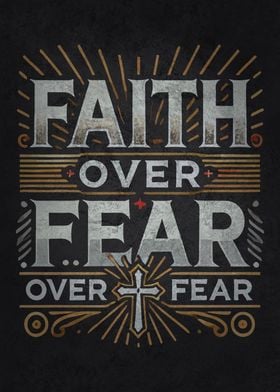 Faith Over Fear Christian